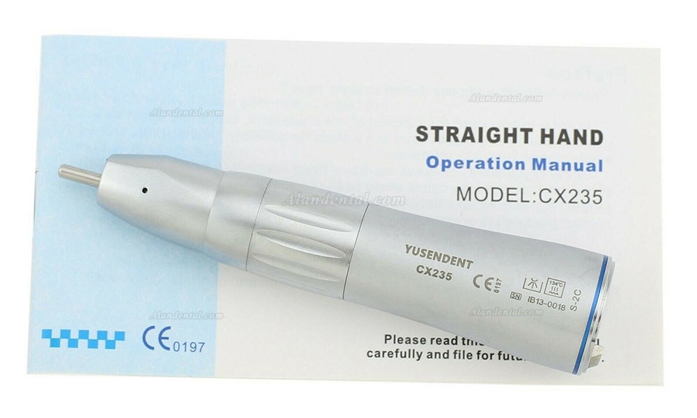 YUSENDENT® CX235-2C Straight Nose Handpiece (Fiber Optic Inner Water Spray)